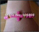 Rose Cross Bracelets Stretch Beaded Jewelry 15PCS/LOT