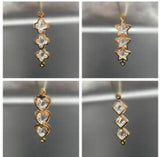 120Pcs Square Flower Star Heart KC Crystal Charms
