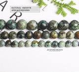 Natural Stone Beads Africa Turquoise Round 4-12mm for Jewelry Making