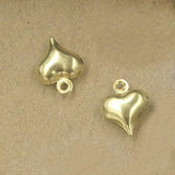 200 PCS Heart-Shaped Charms for Jewelry Making