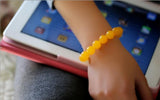 Yellow Agate Bracelet Crystal Jewelry for Men and Women
