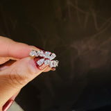 Brazil CZ Wedding Stackable Rings for Women