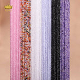 15 Strand 3mm Cat Eye Gemstone Beads for Bracelet Making Wholesale