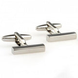Set of 4 Silver Metal Cufflink Cuff Link