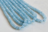 Natural Aquamarine Beads Stone 6-10mm Round Smooth Kunzite Gem