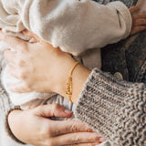 Name Bracelet Stainless Steel Layering Personalized Gift For Women