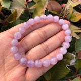 Fengbaowu Lavender Amethyst Bracelet Crystal Quartz Healing Stone Women Jewelry