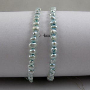 3-4mm Light Freshwater Pearl Loose Beads String