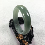 54-62mm Natural Myanmar Jade A-Class Dark Bracelet for Mom or Girlfriend