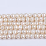Potato Shape 9-10mm Freshwater Pearl Beads Necklace Making