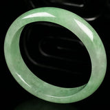 Zheru Jewelry Natural Burmese Emerald 54mm-64mm Green Bracelet