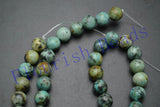 4-12mm Natural African Turquoise Stone Round Loose Beads
