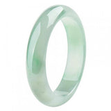 Natural Burmese Jadeite Light Green Bracelet 54-64mm