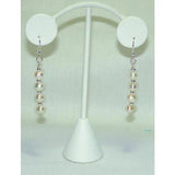 Arrival Favorite Pearl Earring Long S925 Silver Round Freshwater Pearl Dangle