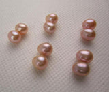 AA 7-8MM Pink Lavender Freshwater Pearl Earrings Matched Pair