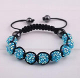 Micro Pave CZ Disco RESIN Bracelet Crystal Fashion Gift