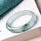 Burmese Emerald Flower Bracelet 54-64mm Princess Jewelry for Mom and Girlfriend