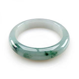 Zheru Jewelry Natural Burmese Jade 54-64mm Flower Princess Jewelry