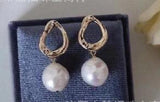 Irregular Baroque 14K Pearl Earrings Jewelry