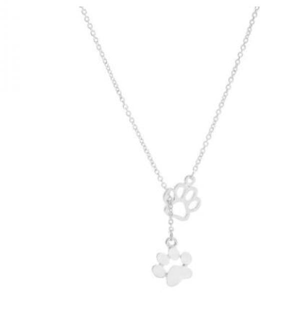 10pcs Dog Claw Best Friend Forever Necklace Set