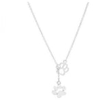 10pcs Dog Claw Best Friend Forever Necklace Set