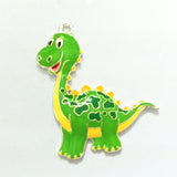 10pcs Full Enamel Dinosaur Pendant For Kids Necklace Making