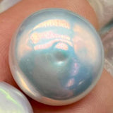 15-16mm Freshwater Button Baroque Pearl Coin Round Shape Bead