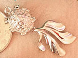 6 pcs 3D Goldfish Charms 18*39mm Brass Goldfish Pendant
