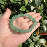 Green Aventurine Bracelet Faceted Beads Crystal Healing Stone Jewelry