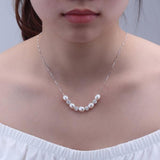 Freshwater Pearl Choker 925 Silver Necklace