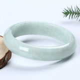 Burmese Jadeite 54-64mm Light Bracelet Princess Jewelry Gift