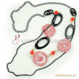 Beaded sweater chain coil sweater chain Ruili jewelry