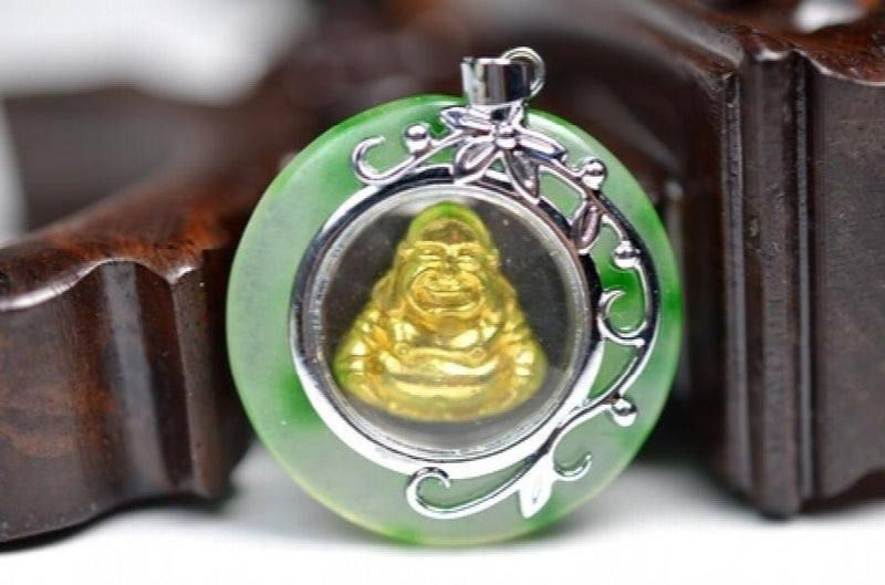 Transshipment Maitreya Peace Pendant Laughing Buddha Inside