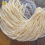 Round Potato Pearl Beads, Genuine Pearl Beads