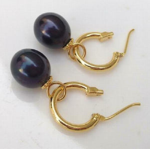 10x12mm South Sea Drop Pearl Earring