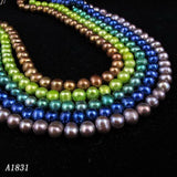 6-7mm Round Freshwater Pearl Loose Beads DIY Making