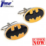 Superhero Cufflink Set with Hero Characters
