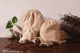 Linen Jute Drawstring Bags 8x10cm Pack of 50