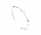 925 Silver Rose I-D Bangle Bracelet for Women