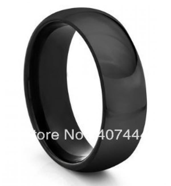 Tungsten Carbide Classic Mens Wedding Band Ring With Gifted Box