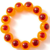 Natural Red Bird Head Bracelet Amber Honey Wax Bracelet