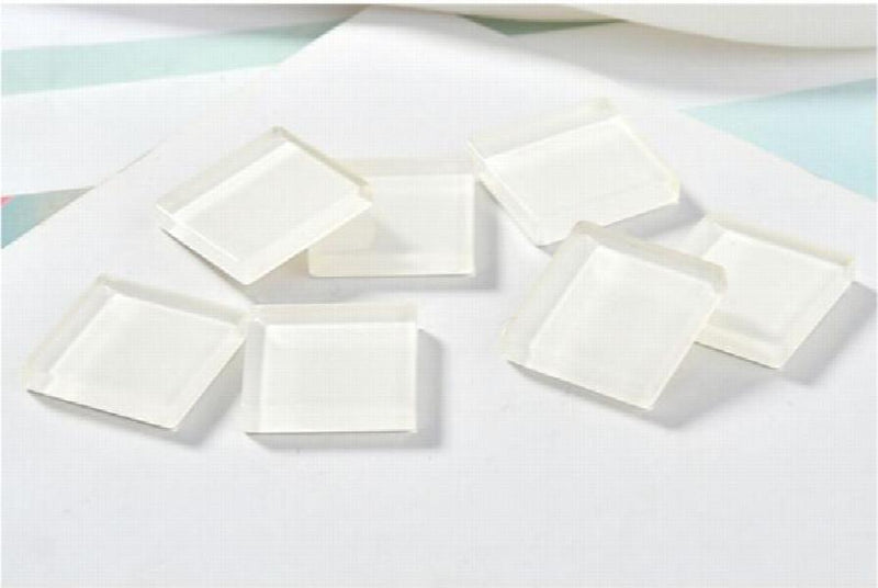 Lot of 50 20mm Square Acrylic Beads for DIY Jewelry Making