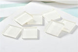Lot of 50 20mm Square Acrylic Beads for DIY Jewelry Making