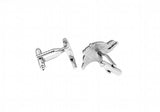 Yellow Copper Novelty Chief Style Cuff Links