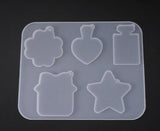 Star Cloud Pendant Crystal Epoxy Mold Jewelry Mould Silicone Moulds