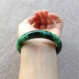 Zheru Jewelry Natural Burmese Jadeite 54-62mm Bracelet Princess Jewelry Gift
