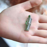 Hetian Jade Bamboo Joint Pendant Necklace for Girlfriends
