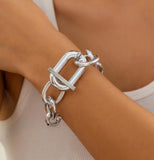 Punk Metal O-Chain Choker Necklace for Women