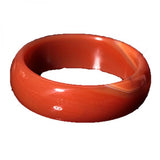 Zheru Natural Agate Chalcedony Red 54-64mm Red Bracelet Princess Jewelry