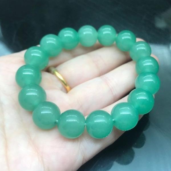 Aventurine Green Bead Bracelet for Men and Women